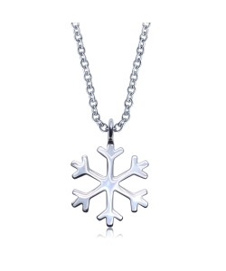 Snowflake Silver Necklace SPE-5620